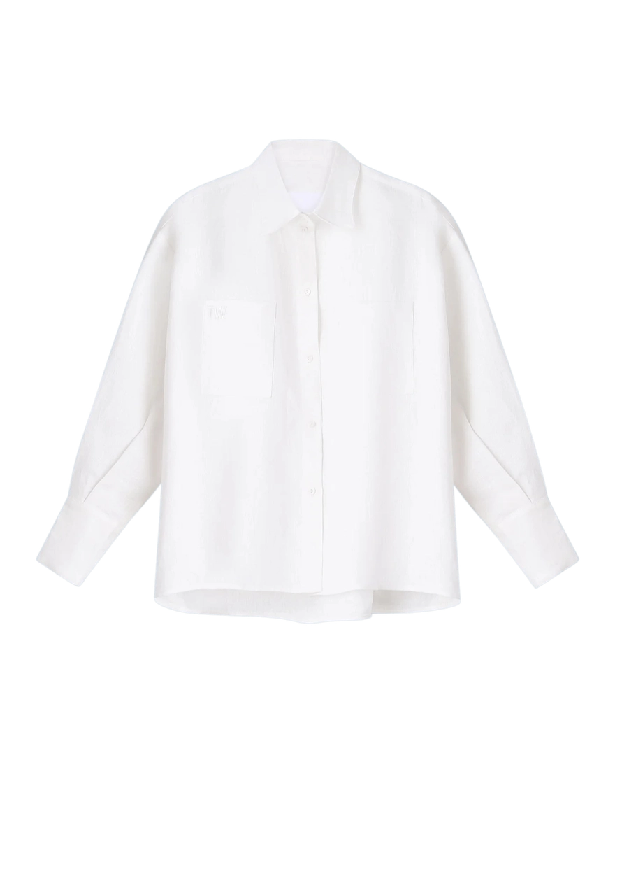 Льняна сорочка з кишенями product image
