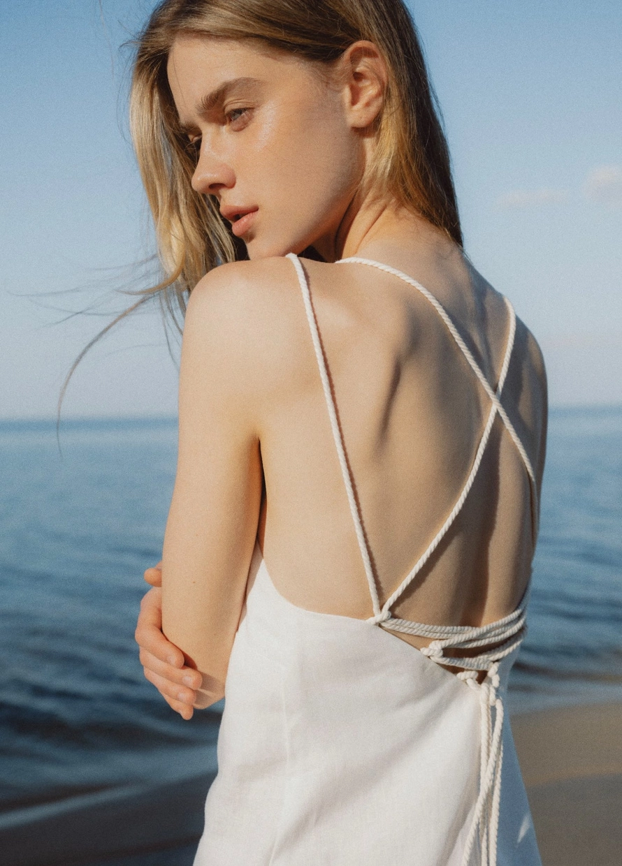 Льняний сарафан product image