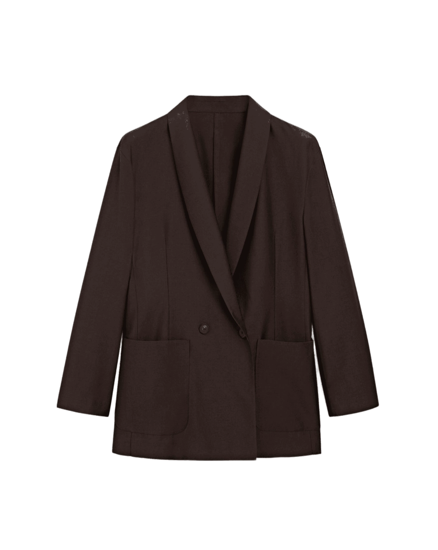 Wool blend blazer product image