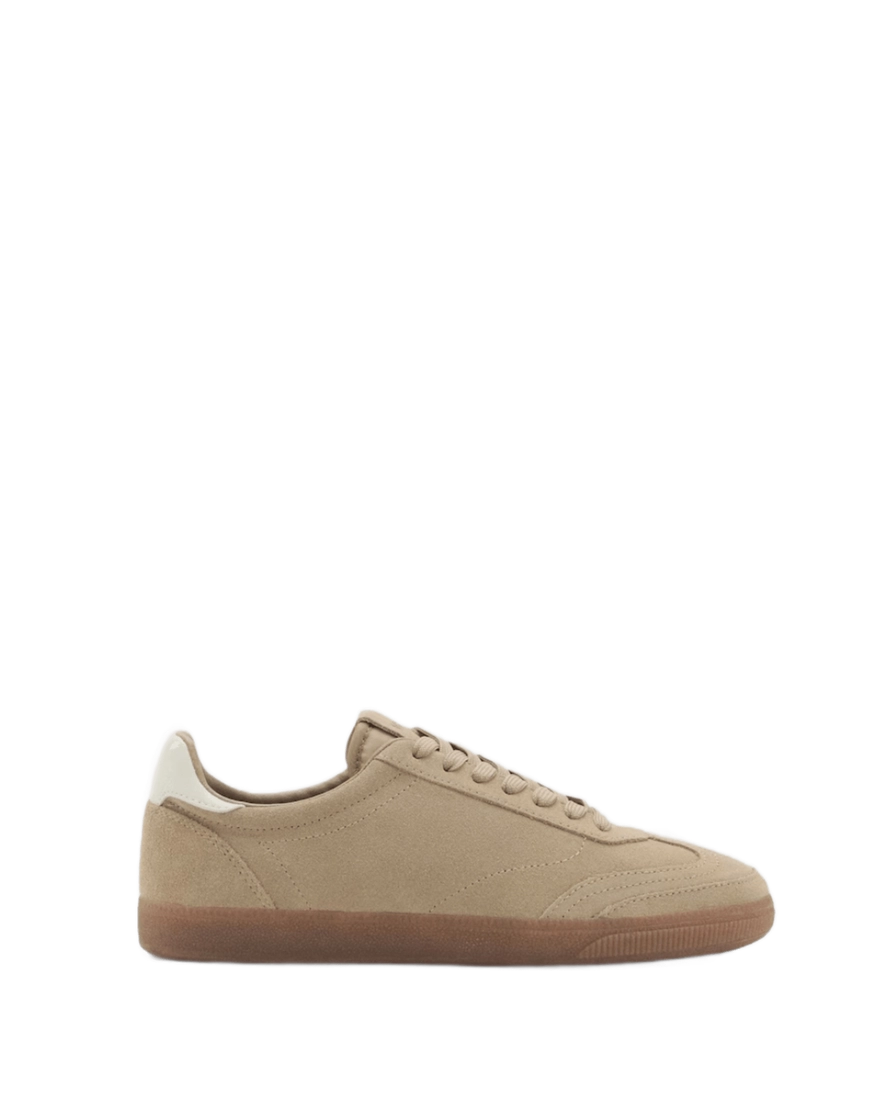Кросівки зі спилкової шкіри product image