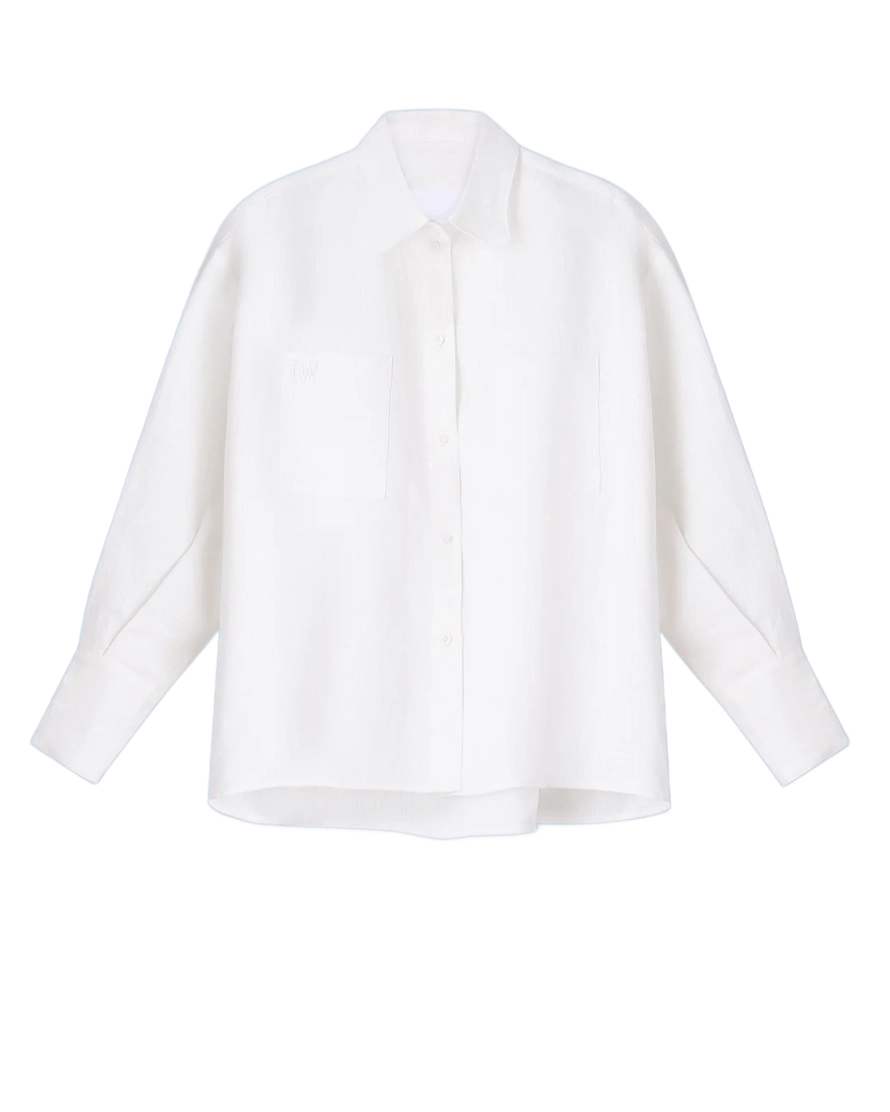 Льняна сорочка з кишенями product image