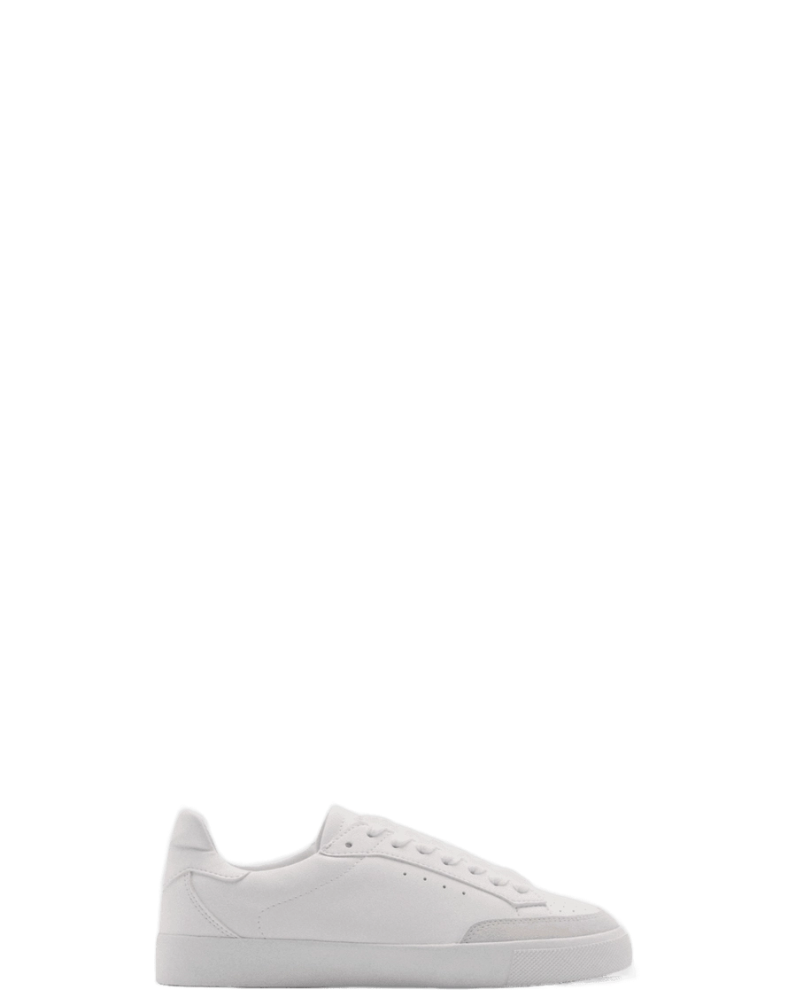 Leather panel sneakers product image