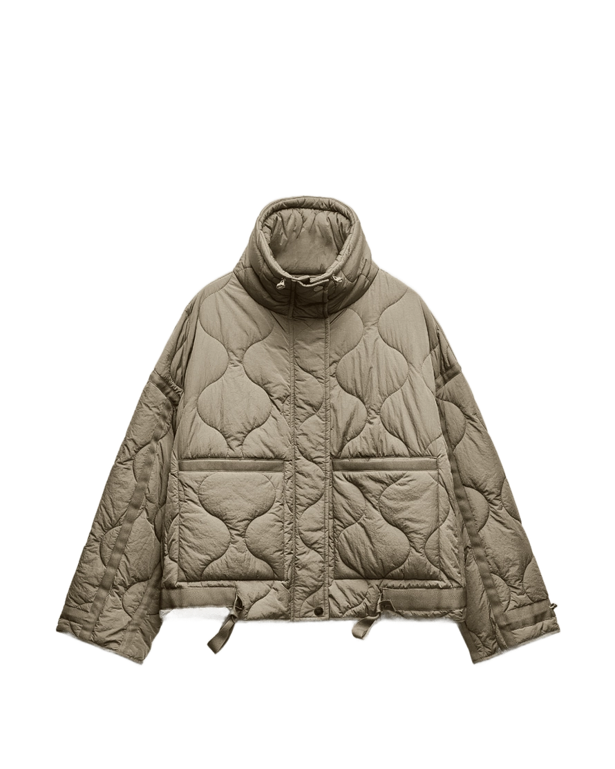 Water-repellent quilted jacket product image